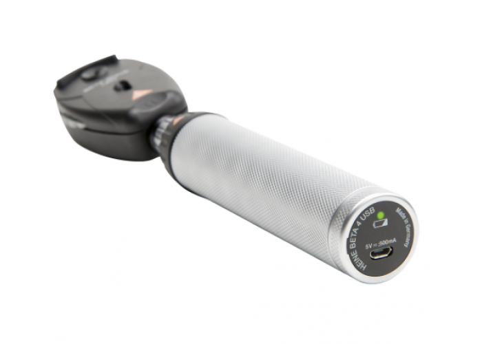 Heine Beta 200S Ophthalmoskop, LED, mit BETA 4 USB Ladegriff