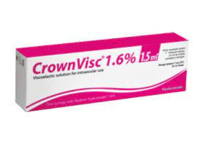 CrownVisc 1%  ist eine viskoelastische Lösung zur intraokularen Anwendung